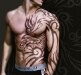 Half body tribal design